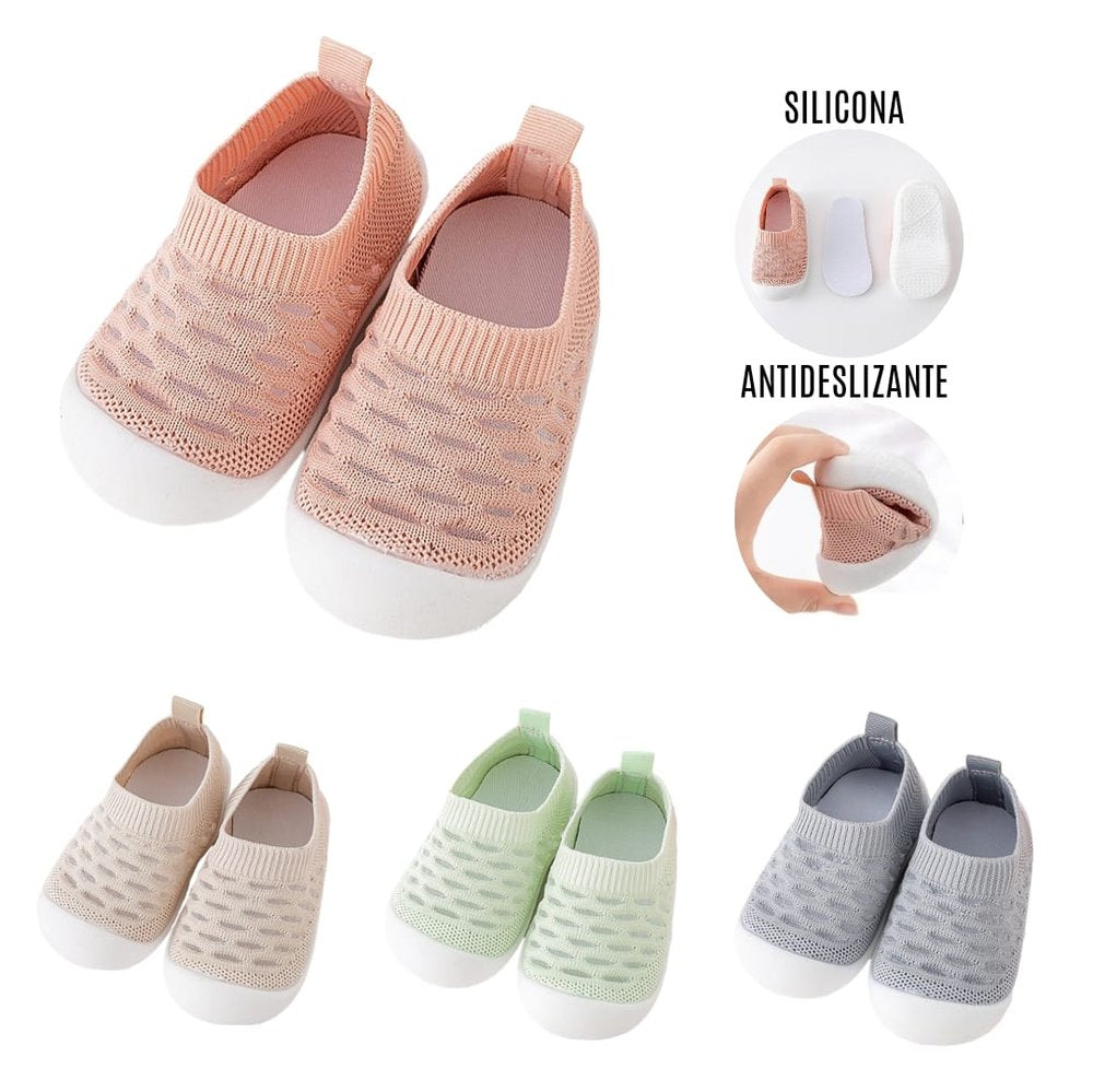 Zapato para bebé con suela de silicona