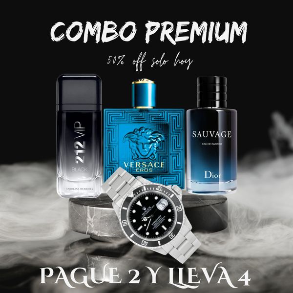 🔥Pre Black Friday:🔥¡Imperdible: Lleva 2 perfumes y gana 1 gratis + Reloj Rolex Exclusivo de Regalo!