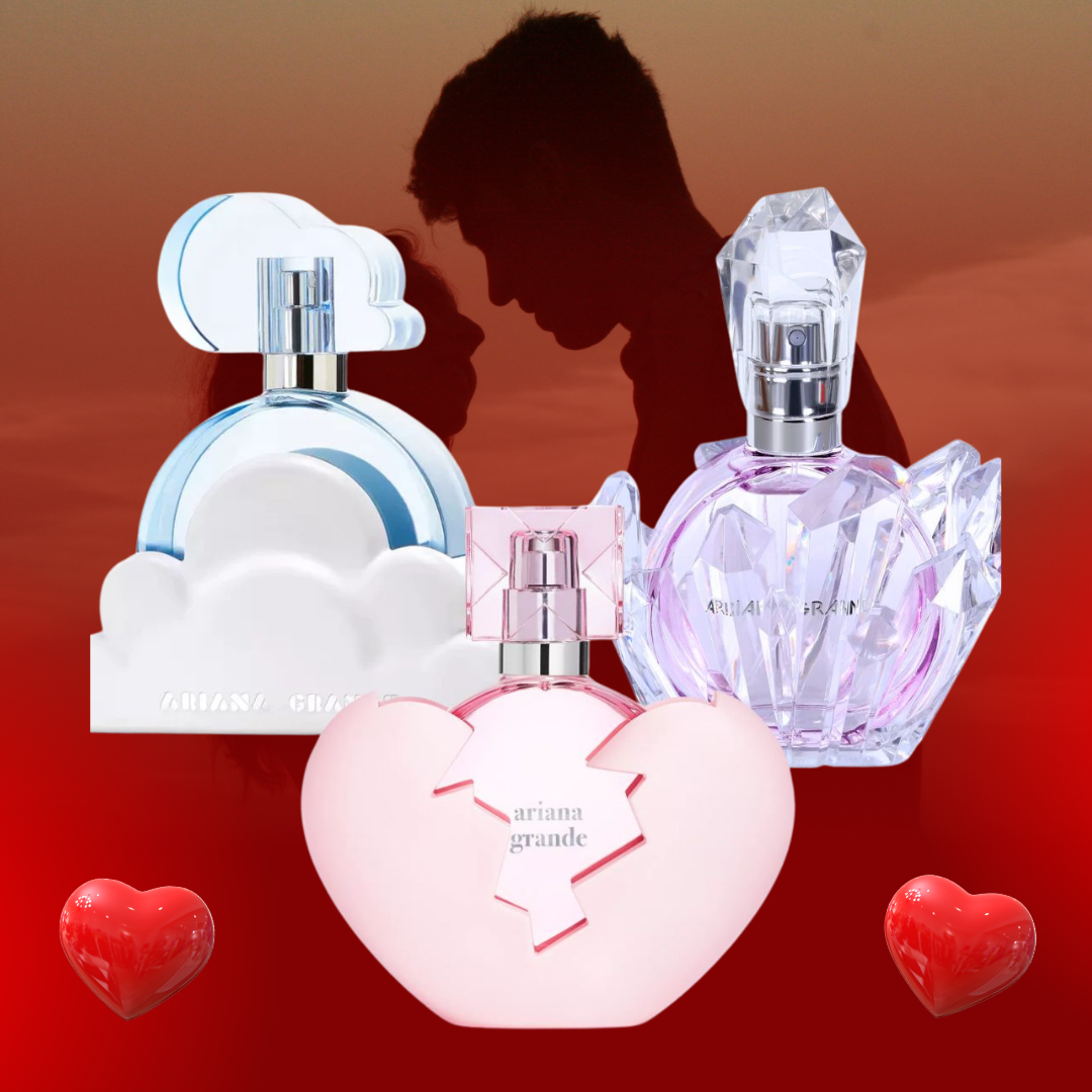 Kit perfumes (CLOUD+R.E.M+THANK U ) Ariana Grande