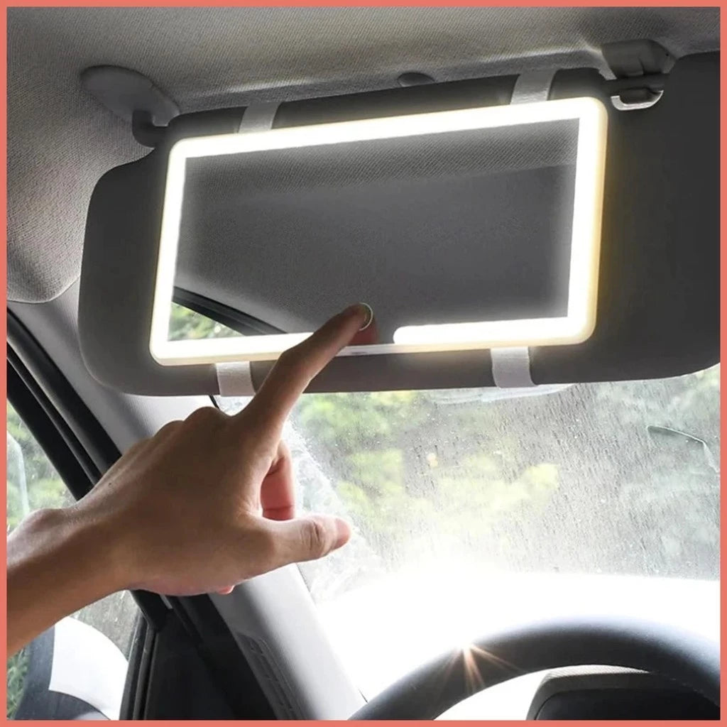 Espejo Maquillaje Auto Tactil Luces Led